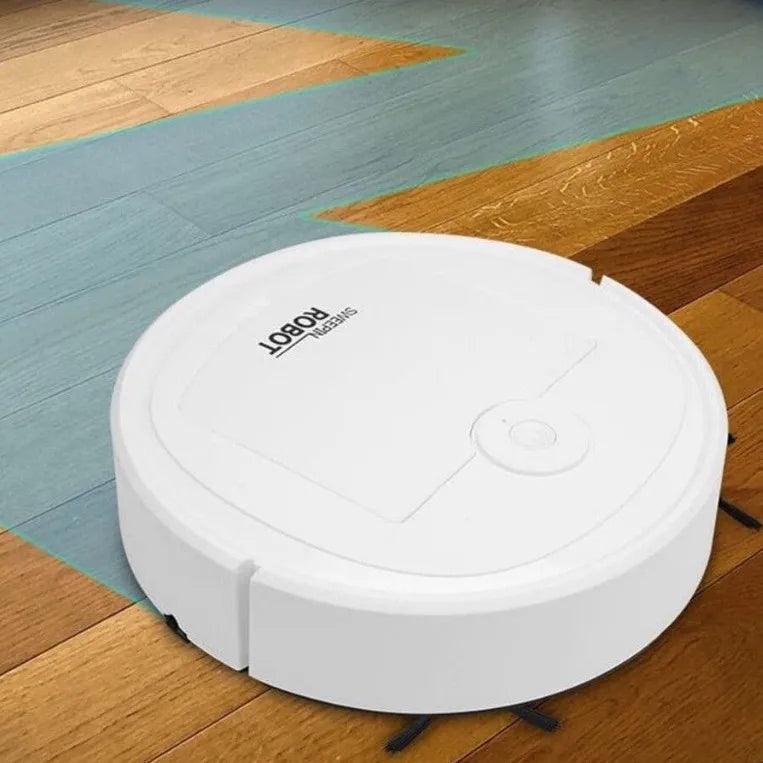 Robô Aspirador De Pó Elétrico Smart Automática 3 Em 1 Limpeza Doméstica Inteligente E Silencioso