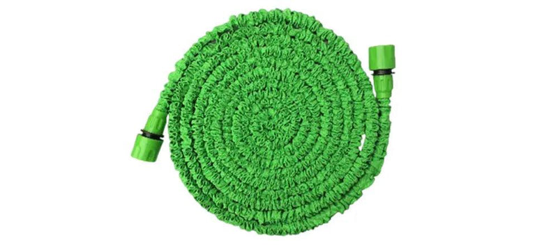 Expansível Magic Water Gun Mangueira Tubo, Carretéis Flexíveis, Pote De Espuma, Lavagem De Carro Pulverizador, 7 Padrões