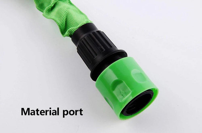 Expansível Magic Water Gun Mangueira Tubo, Carretéis Flexíveis, Pote De Espuma, Lavagem De Carro Pulverizador, 7 Padrões