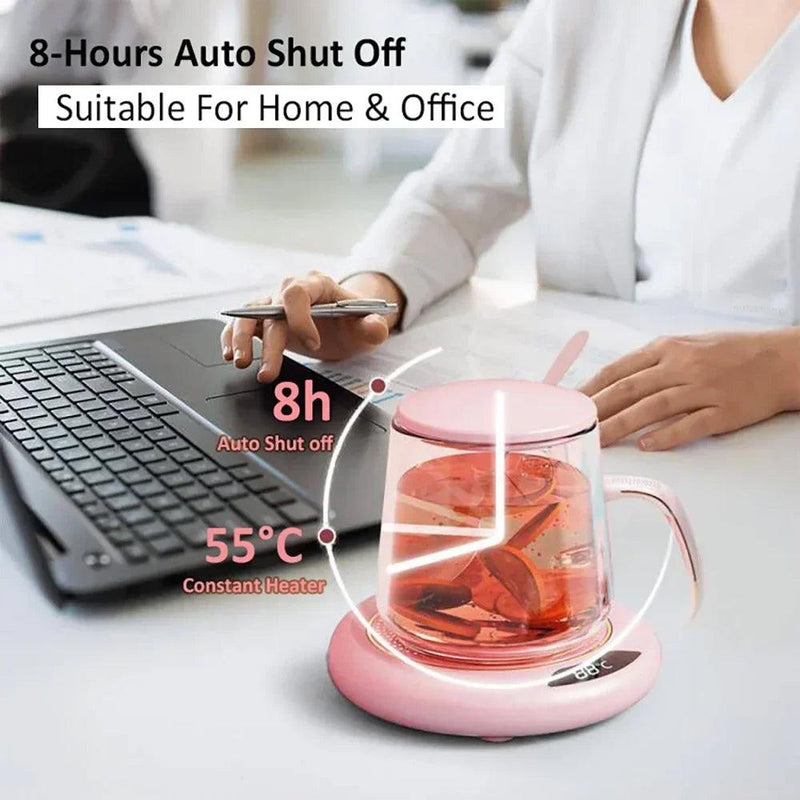 Aquecedor termostático elétrico USB, aquecedor de caneca, café, leite, chá, almofada de aquecimento de água, aquecedor de copo para casa